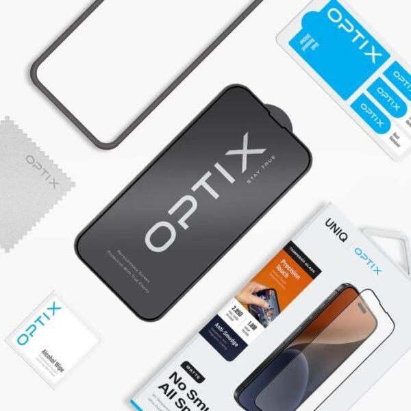 optix_matte_5.jpg Uniq Optix Matte Screen Protector For IPhone 15 Series